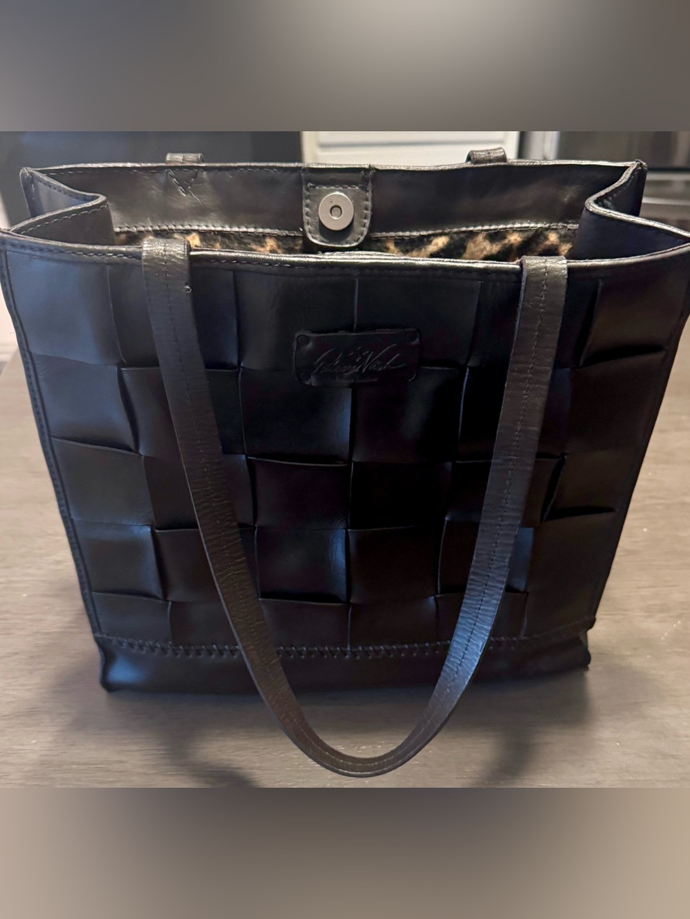 Patricia Nash Woven Leather Tote